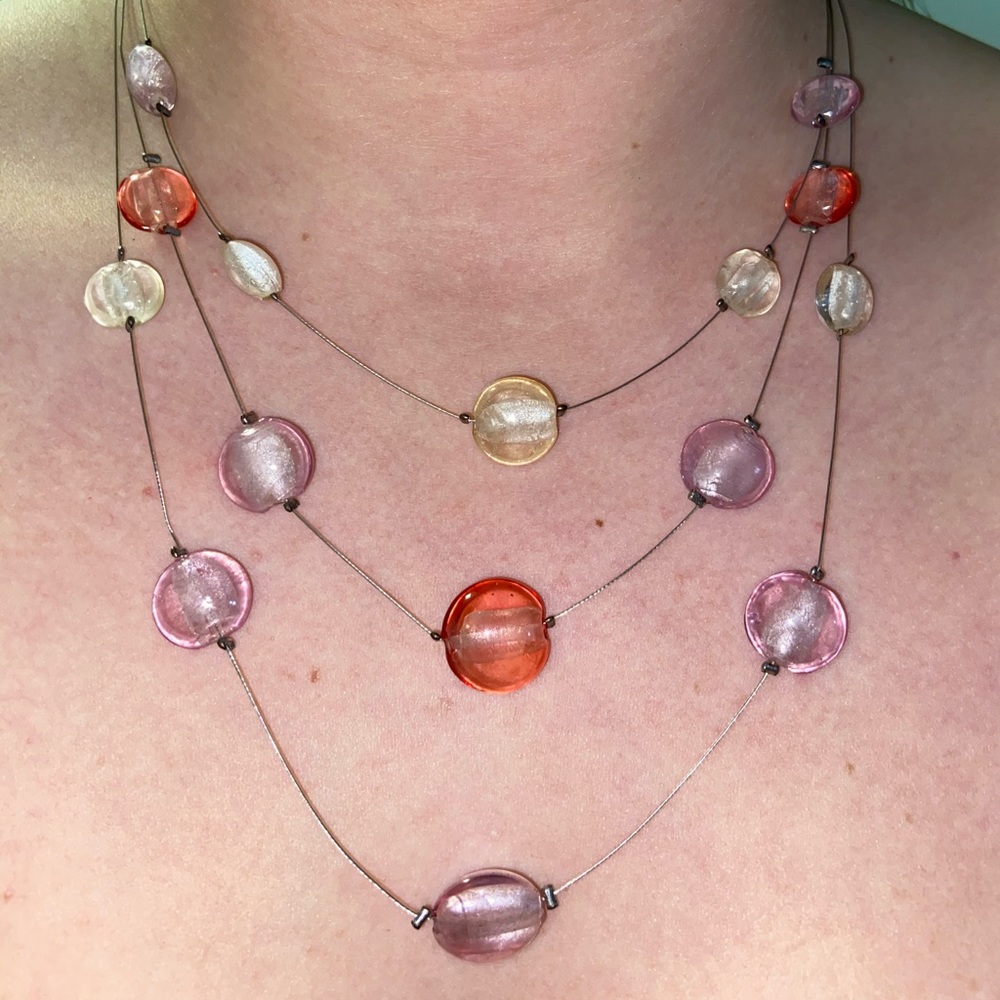Pink necklace